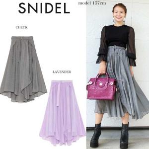 snidel スナイデル イレギュラーシアースカート swf...
