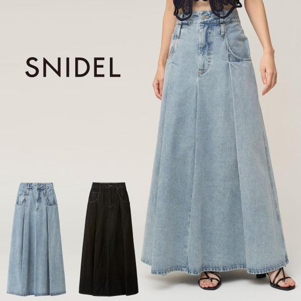 スナイデル SNIDEL ロングデニムスカート swfs261247 レディース ロングスカート ハ...