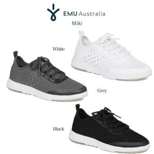 EMU Australia エミュー 通販 Miki ミキ メリノウールニットコットンスニーカー w12497 軽量 通気性 トレーニング ウォーキング シューズ