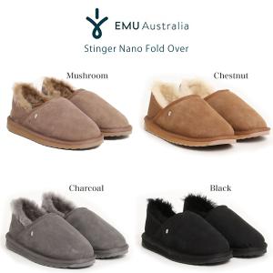 SALE30%OFF EMU Australia エミュー Stinger Nano Fold Over ショートムートンモックシューズ w12715 ムートンシューズ 日本限定モデル｜selectshopmu
