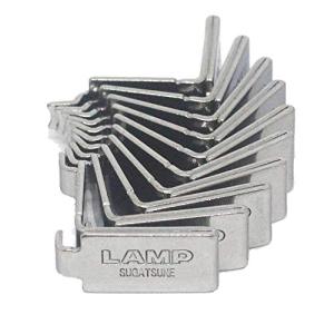 スガツネ工業 ランプ印 アルミ製棚柱用棚受10個 AP-FB20