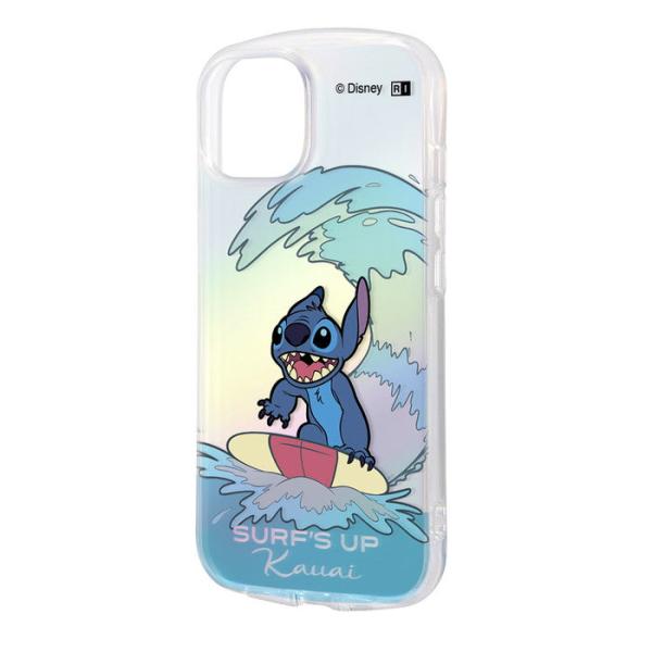 iPhone 15 14 13 ケース ソフトケース ディズニー TPU ぴかてる スティッチと海 ...