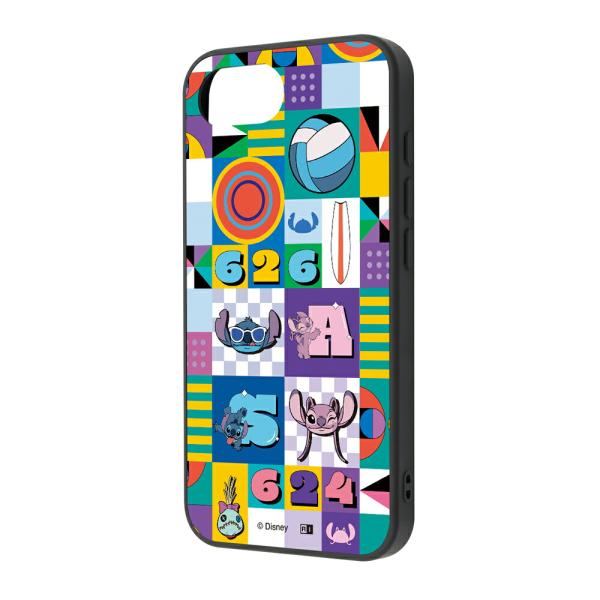 iPhone16e ケース ハイブリッド ディズニー 衝撃吸収 バンパー スティッチとエンジェル_総...