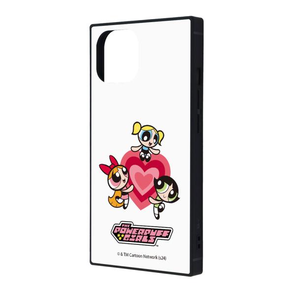 iPhone 15 14 13 ケース ハイブリッド パワーパフガールズ 衝撃吸収 バンパー スクエ...