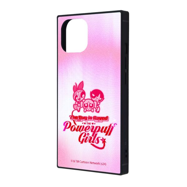 iPhone 15 14 13 ケース ハイブリッド パワーパフガールズ 衝撃吸収 バンパー スクエ...