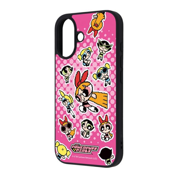 iPhone16 ケース ハイブリッド パワーパフガールズ maru 衝撃吸収 バンパー ブロッサム...