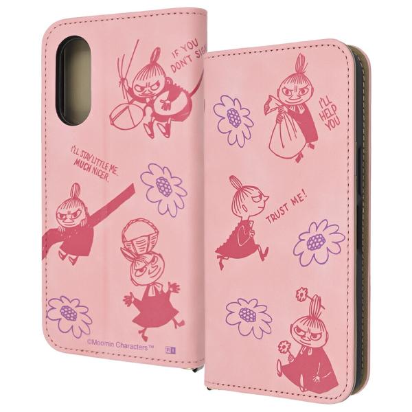 arrows We2 ケース F-52E FCG02 M07 手帳型 ムーミン レザー Raffin...