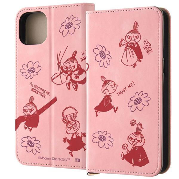 iPhone15 Plus ケース 手帳型 ムーミン レザー Raffine いろんなリトルミイ カ...