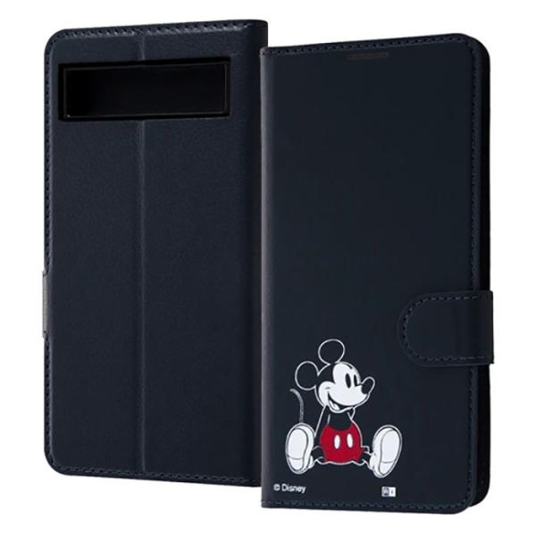 Google Pixel 6a ケース 手帳型 ディズニー ミッキーマウス_sitting カバー ...
