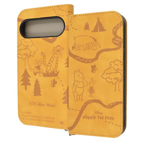 Google Pixel9 Pixel9Pro ケース 手帳型 ディズニー レザー Raffine ...