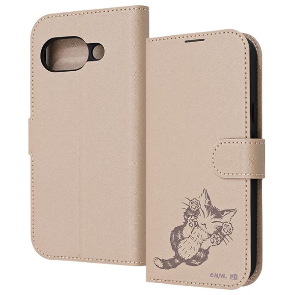 Google Pixel 9a ケース ピクセル9a 手帳型 猫のダヤン 衝撃吸収 マグネットベルト...