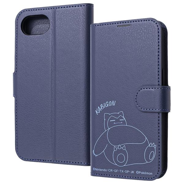 iPhone16e ケース 手帳型 ポケットモンスター 衝撃吸収 マグネットベルト シンプル レザー...