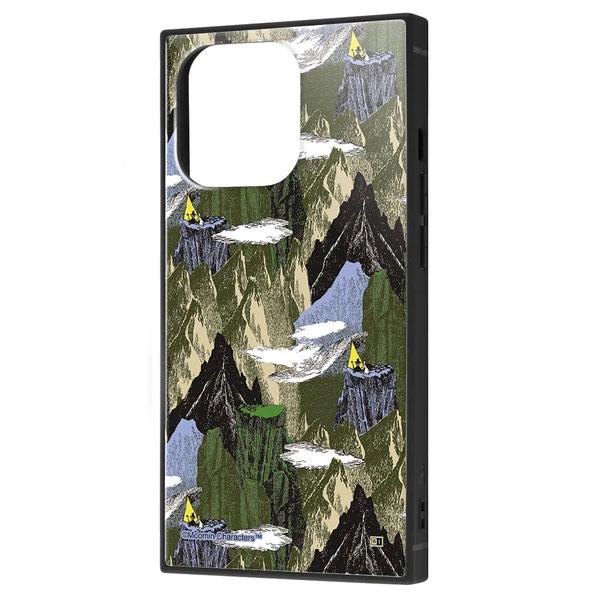 iPhone13 Pro ケース ハードケース ハイブリッド ムーミン OUTDOORS 山脈緑 カ...