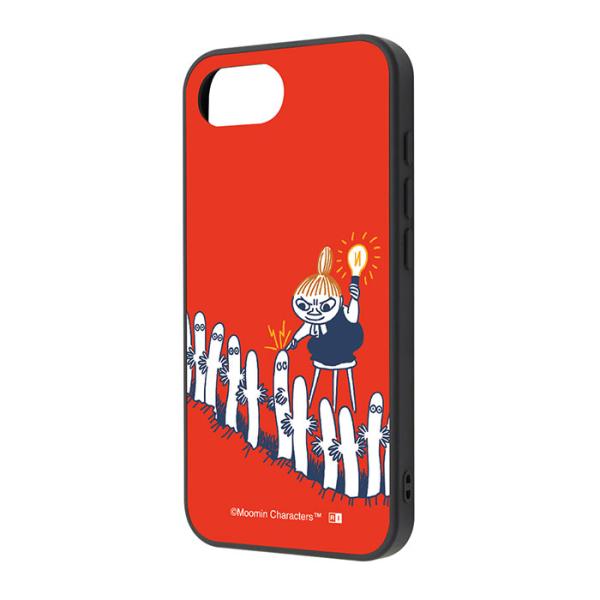 iPhone16e ケース ハイブリッド ムーミン maru 衝撃吸収 バンパー リトルミイとニョロ...