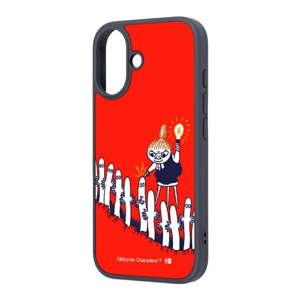 iPhone17 ケース ハイブリッド ムーミン 衝撃吸収 バンパー リトルミイとニョロニョロ カバ...
