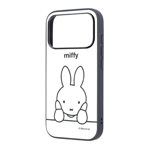 iPhone17Pro ケース ハイブリッド ミッフィー 衝撃吸収 バンパー ミッフィー/スタンダー...