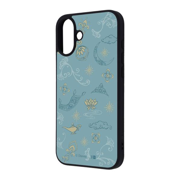 iPhone16Plus ケース ハイブリッド ディズニー maru 衝撃吸収 バンパー ジャスミン...