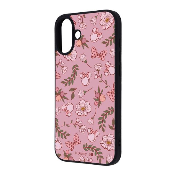 iPhone16Plus ケース ハイブリッド ディズニー maru 衝撃吸収 バンパー ミニーマウ...