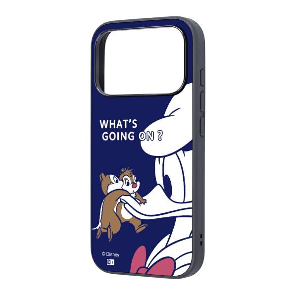 iPhone17Pro ケース ハイブリッド ディズニー 衝撃吸収 バンパー チップ＆デールとドナル...