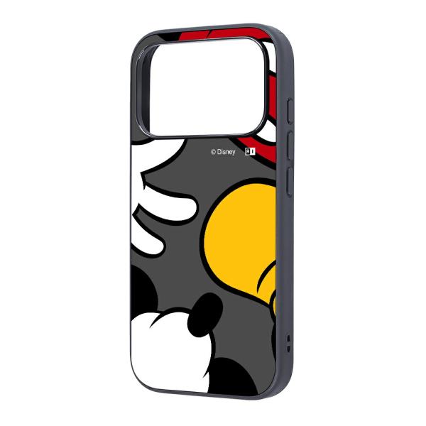 iPhone17Pro ケース ハイブリッド ディズニー 衝撃吸収 バンパー ミッキーマウスカラー_...