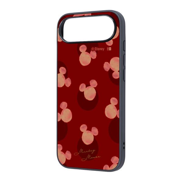 iPhoneAir ケース ハイブリッド ディズニー 衝撃吸収 バンパー ミッキーマウス_ドットレッ...