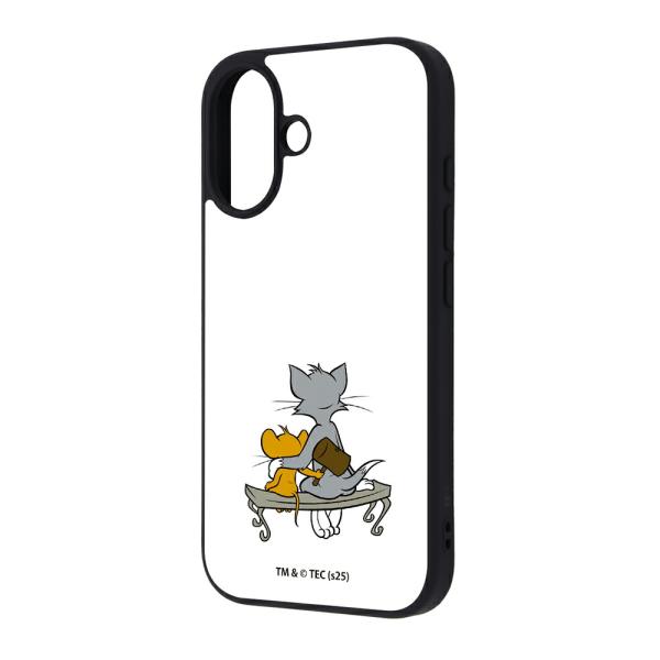 iPhone16 ケース ハイブリッド トムとジェリー maru 衝撃吸収 バンパー ハンマー_3 ...