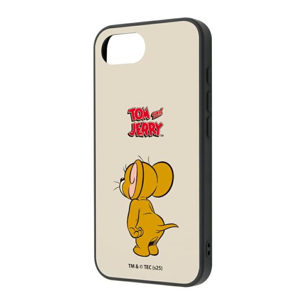 iPhone16e ケース ハイブリッド トムとジェリー maru 衝撃吸収 バンパー ジェリー_ス...