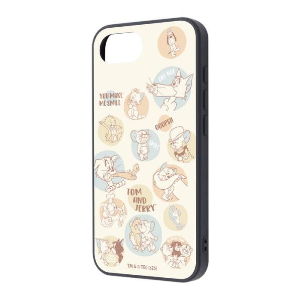 iPhone16e ケース ハイブリッド トムとジェリー maru 衝撃吸収 バンパー トムとジェリ...