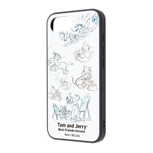 iPhone16e ケース ハイブリッド トムとジェリー maru 衝撃吸収 バンパー トムとジェリ...