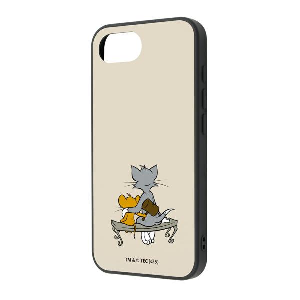 iPhone16e ケース ハイブリッド トムとジェリー maru 衝撃吸収 バンパー ハンマー_2...