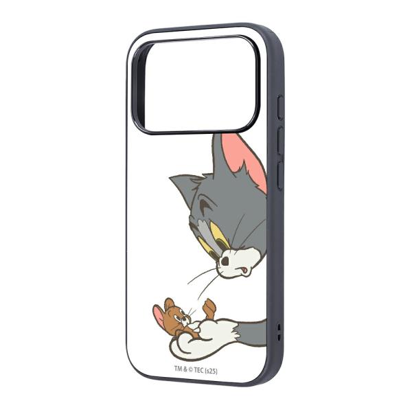 iPhone17Pro ケース ハイブリッド トムとジェリー 衝撃吸収 バンパー トムとジェリー_キ...