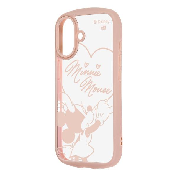 iPhone17 ケース ハイブリッド ディズニー 衝撃吸収 バンパー ミニーマウスサイン カバー ...