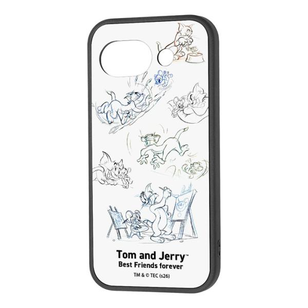 Google Pixel 10a ケース ピクセル10a ハイブリッド トムとジェリー 衝撃吸収 ト...