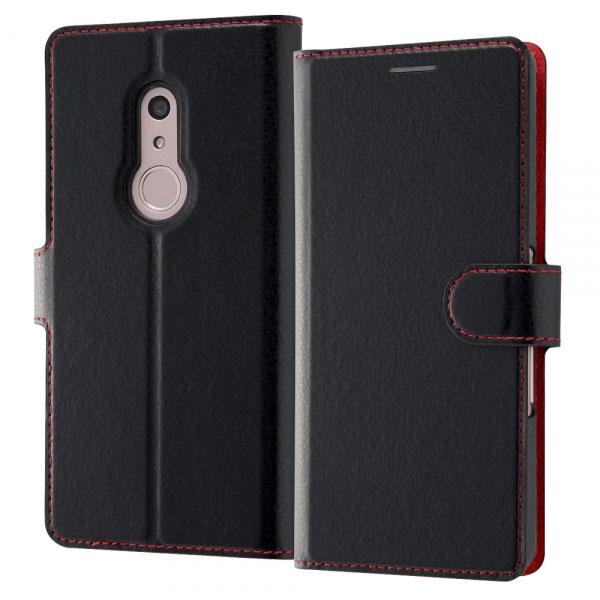 arrows Be4 F-41A ケース 手帳型 ブラック レッド カバー アローズ ビーフォー ス...