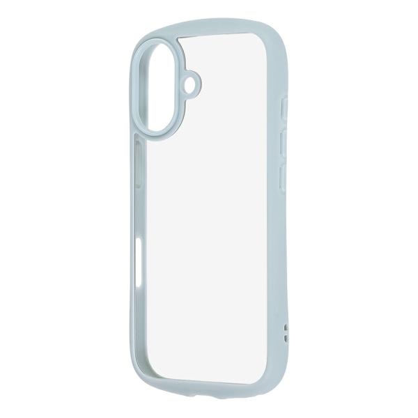 iPhone17 ケース ハイブリッド タフケース +レンズガードリング ブルー カバー スマホケー...