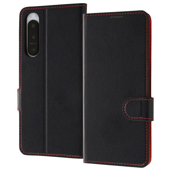 Xperia 5 IV SO-54C SOG09 ケース 手帳型 耐衝撃 レザー シンプル マグネッ...