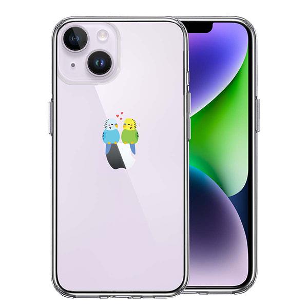 iPhone14 iPhone14Plus ケース ハードケース ハイブリッド クリア インコ カッ...