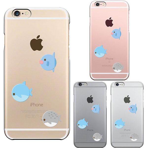 iPhone6s iPhone6 ケース ハードケース クリア ジャケット 魚 ぎょぎょぎょ アイフ...