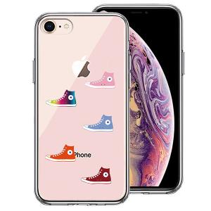 iPhone8 iPhone7 ケース ハードケース ハイブリッド クリア スニーカー カバー  ア...