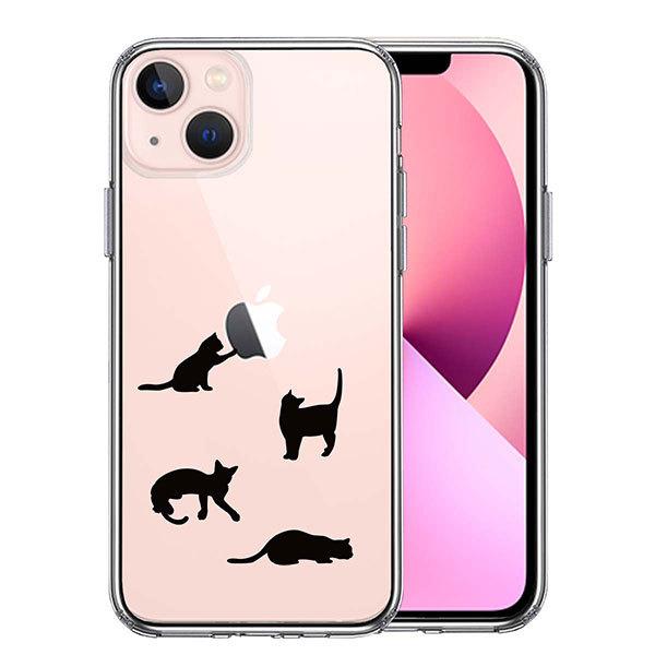 iPhone13 mini ケース ハードケース ハイブリッド クリア 陽だまりのにゃんこ ねこ 猫...