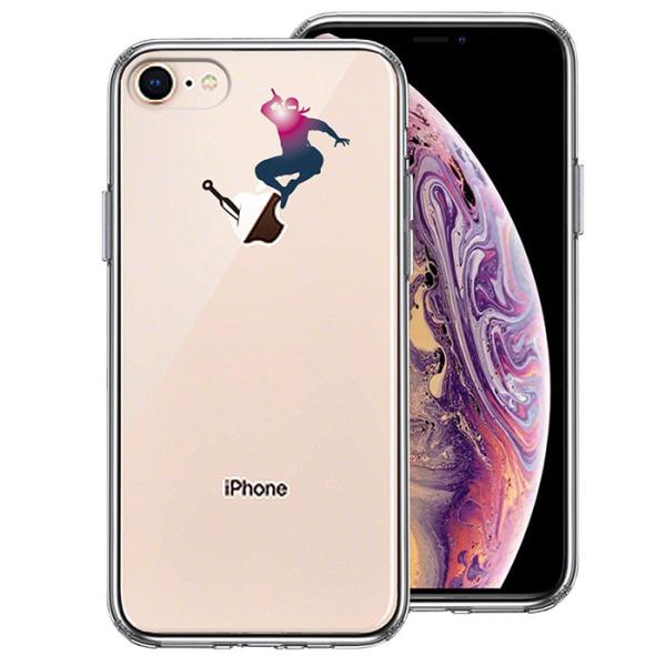 iPhone 8 7 ケース ハードケース ハイブリッド クリア 忍者 手裏剣 クナイ カバー アイ...