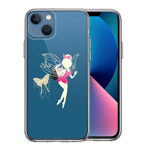 iPhone13mini ケース ハードケース ハイブリッド クリア ピーターパン 妖精 3 カバー...