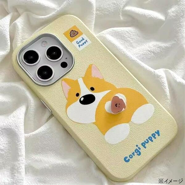 iPhone16 ケース ハイブリッド ワンちゃん アニマル 韓国風 カバー アイフォン スマホケー...