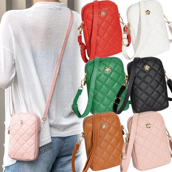 スマホポシェット レディース スマホショルダー スマホポーチ キルティング スマホバッグ ミニショル...