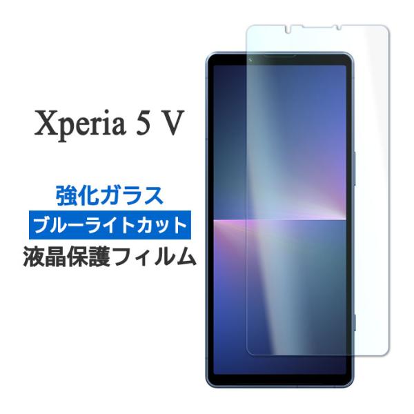 Xperia 5 V フィルム SO-53D SOG12 XQ-DE44 液晶保護 ブルーライトカッ...