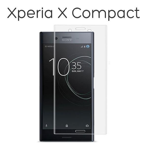 Xperia X Compact SO-02J フィルム 3D液晶全面保護強化ガラス 液晶保護フィル...