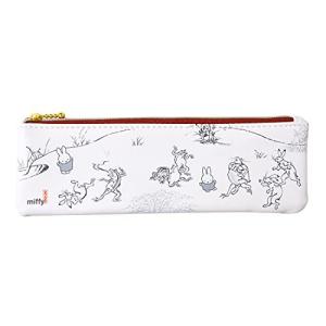 マリモクラフト MIFFY×鳥獣戯画 ペンケース レッド W20×H6×D1cm DBC-195