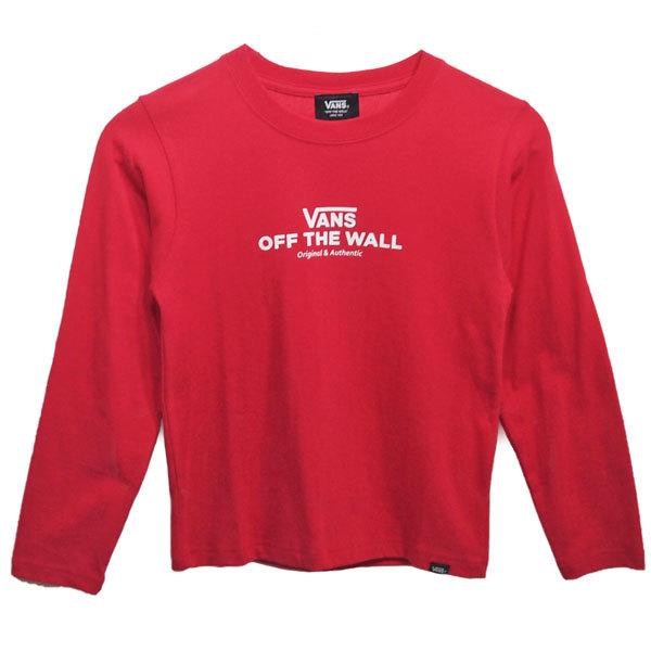 VANS バンズ  キッズ 長袖 Tシャツ Original&amp;Authentic Boys LS T...