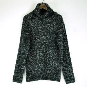 Bling Leads(ブリングリーズ)ニットウェア KNITWEAR タートルネックセーター ハイネック ケーブル編み ミックスニット セーター｜selectshopvacation