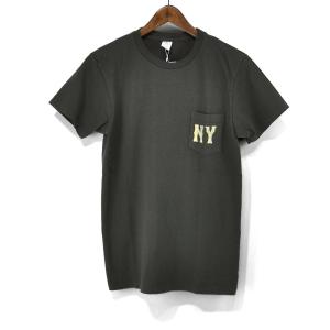 VELVA SHEEN ベルバシーン NYクルーネックポケットTシャツ 161980 NEWYORK LOGO TEE ポケット付きクルーネックTシャツ 丸首ポケT  S/STEE ネコポス対応｜selectshopvacation